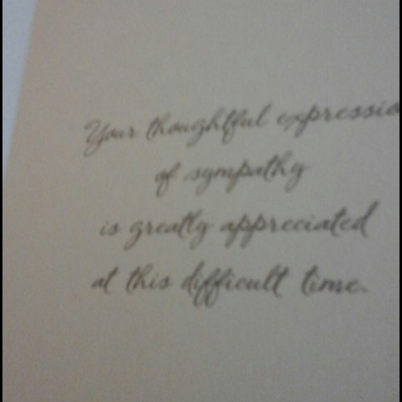 Sympathy Thank you notes - Picture 4 of 4